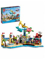 LEGO Friends 41737 — пляжный парк развлечений, аттракционы и мини-куклы