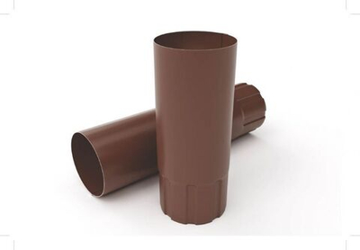 Труба круглая 3м 125*90мм OSNO RAL 8017