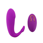 Вибро-яйцо для ношения силиконовое с беспроводным пультом The Aurora Love Wearing Egg (фиолетовый) (Цвет: фиолетовый)