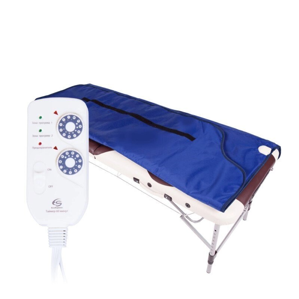 Infrasauna двухзонное термоодеяло для косметологии (180х220см) EcoSapiens, 2 зоны прогрева