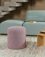 Пуф Kaeli фиолетовый со съемным чехлом Ø43 см