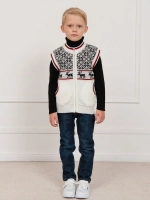 Жилет вязаный