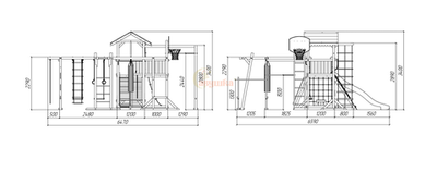 Детская площадка Савушка 4 Сезона 10 | Игровой комплекс для детей