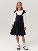 Сарафан школьный для девочки AT972-218 синий