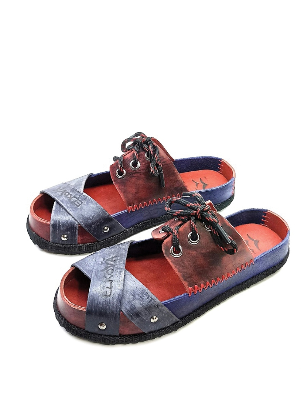 Шлёпанцы "Blue&Red"