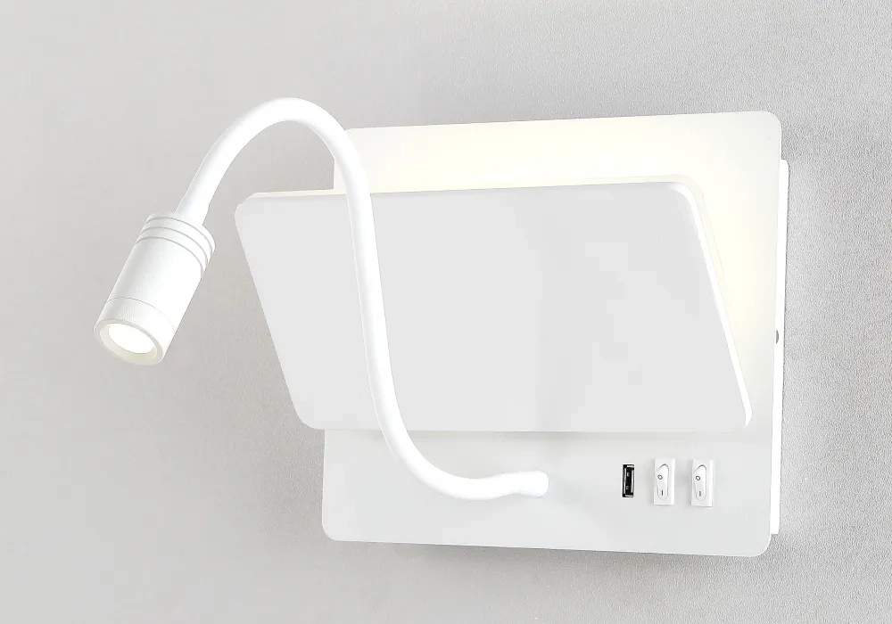 Бра Crystal Lux DUO AP9W LED WH