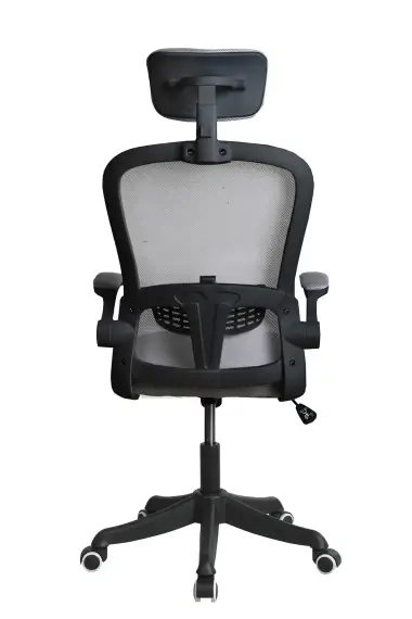 Кресло офисное Gramber С05 Сетка серая/Ткань серая/Черный