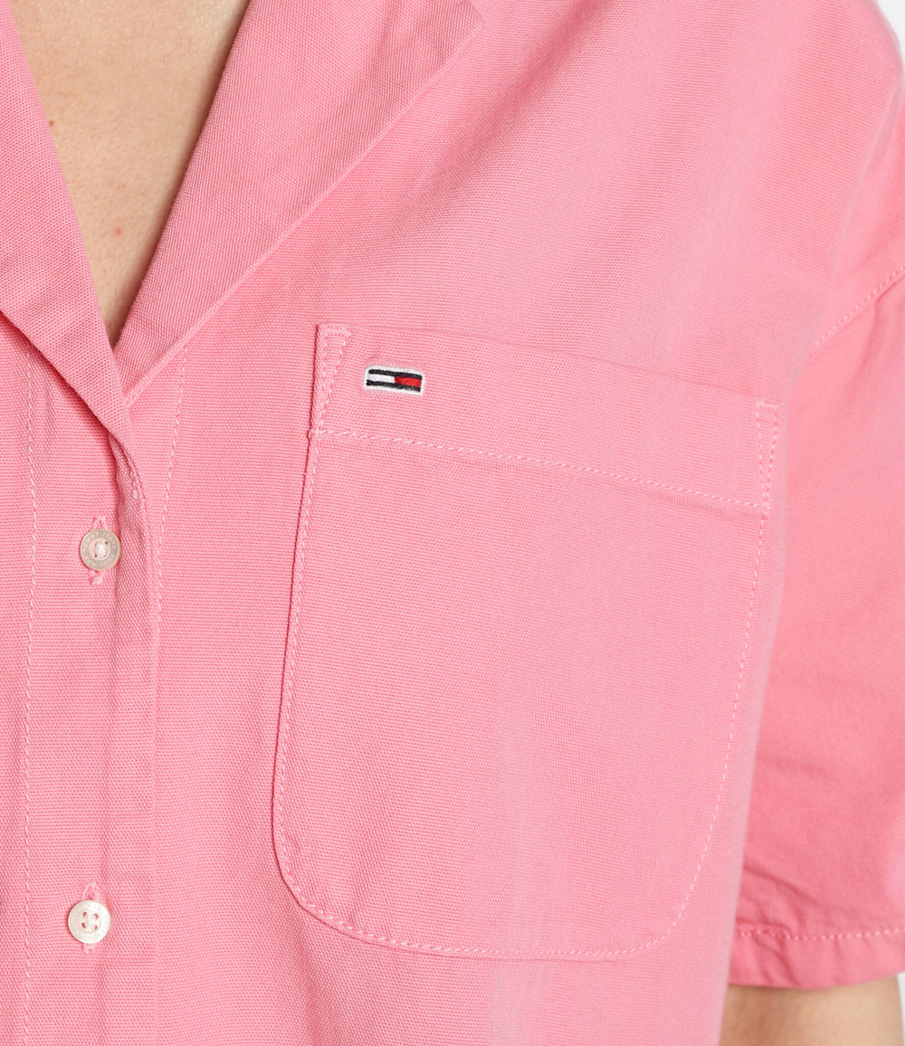 рубашка Tommy Jeans - розовый(DW0DW12908)