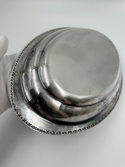 Блюдо посеребренное