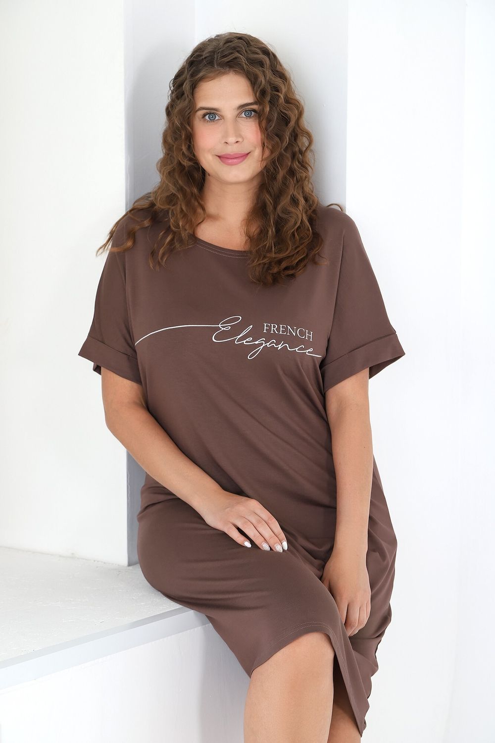 Туника Француженка Виотекс ШОКОЛАДНЫЙ