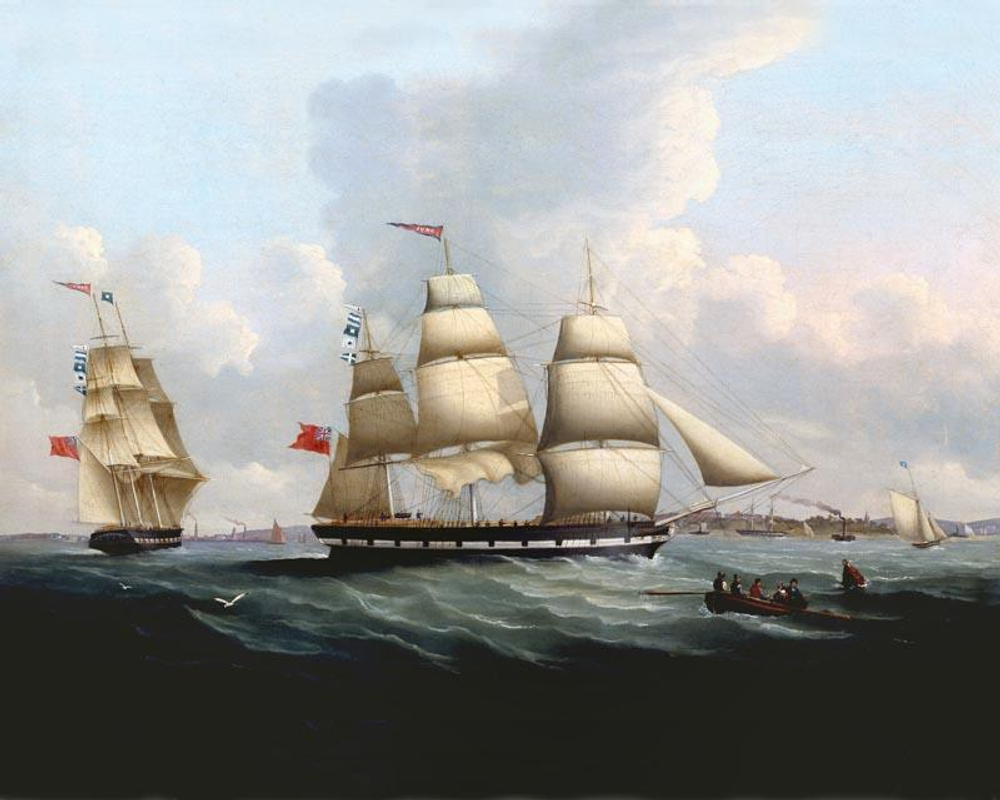 Картина Brookpace Fine Art The ship Juno off Birkenhead (66 x 56 см)