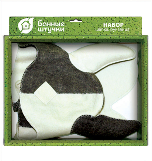 Набор из 2-х предм.(шапка Викинг, рукавица)