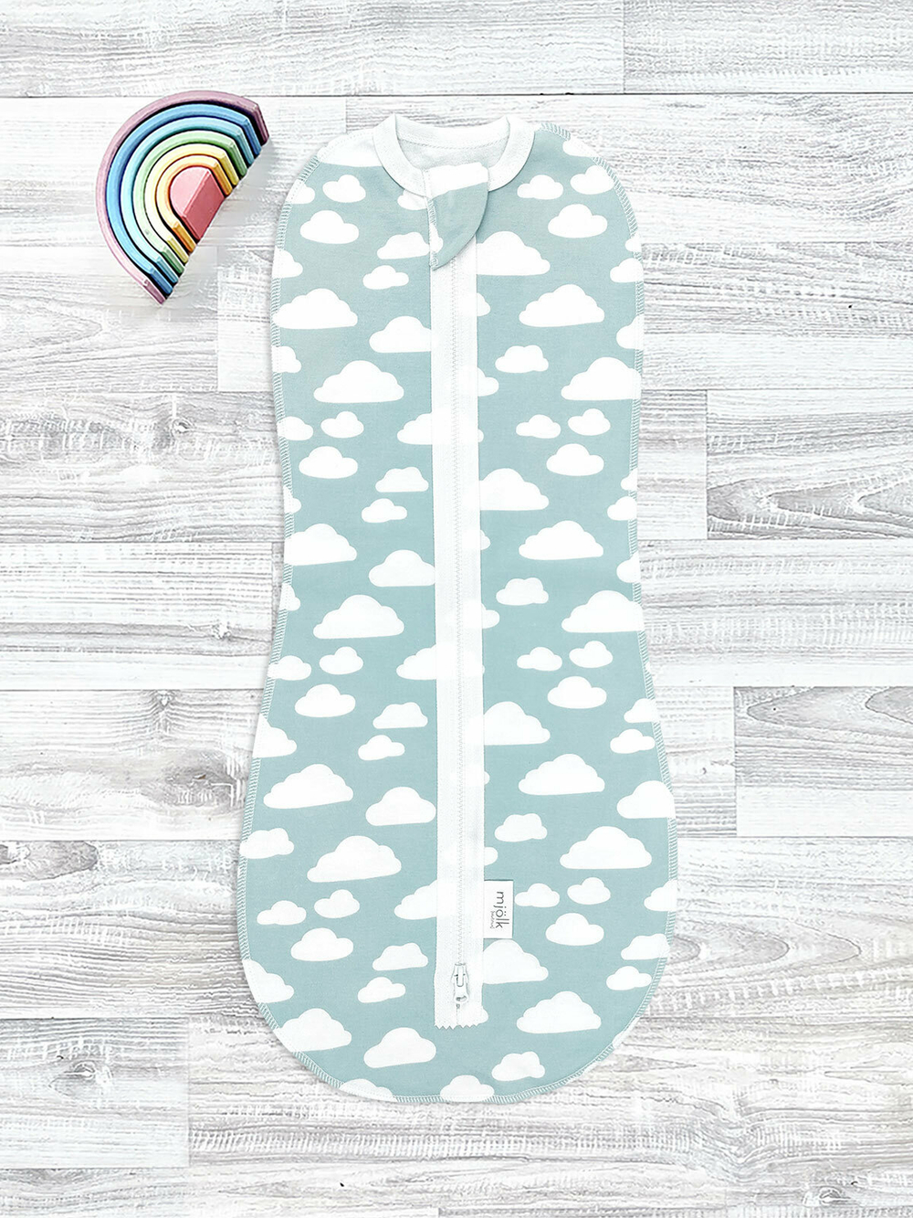 Пелёнка-кокон Mjölk Облака, уценка