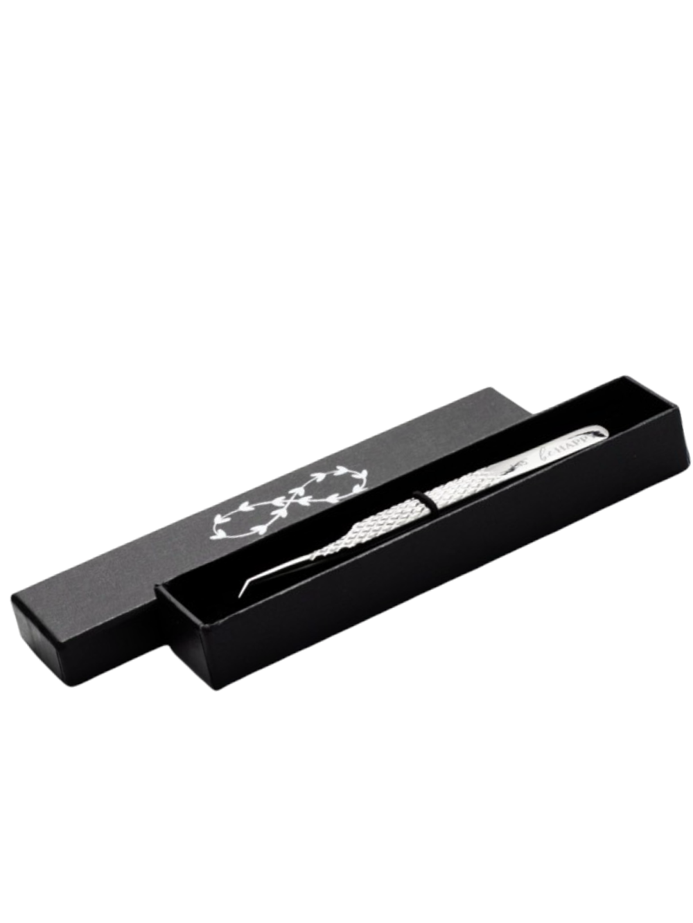 Пинцет Diamond L-45 Silver Be Happy