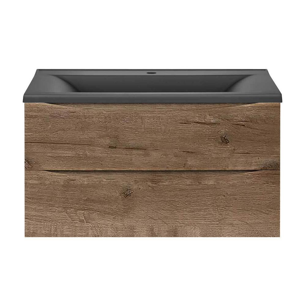 База под раковину Mia 900 подвесная, 2 выкатных ящика soft close, V.Oak