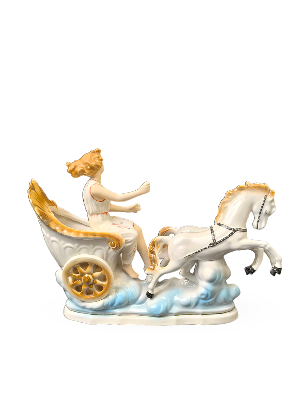 Фарфоровая статуэтка "Карета в облаках" Crown Regent