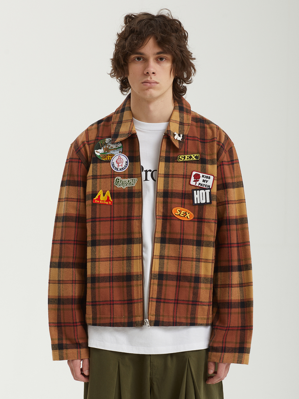 Мужская Куртка Kiss My Patch