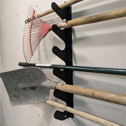 Кронштейн для лопат, граблей и прочего садового инвентаря, держатель для удочек, держатель для садового инструмента