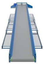 Лента конвейерная сортировочная ПЗО PZO-800-8000-TLS-R