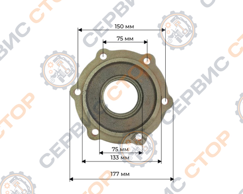 Крышка редуктора к мотоблоку с воздушным охлаждением