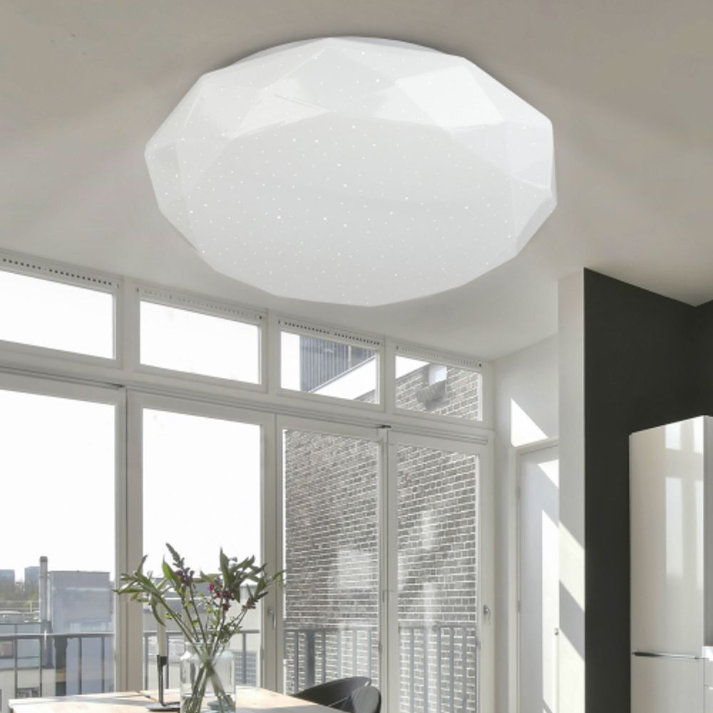 Светильник потолочный светодиодный ЭРА SPB-6-36-4K Sparkle без ДУ 36Вт 4000K | Светильники SPB-6 без ДУ