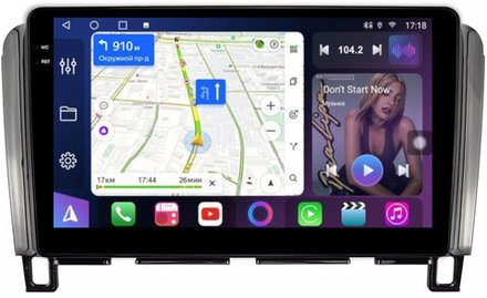 Магнитола для Nissan Serena C26 2010-2016 - FarCar 9572 монитор 9.5" QLED на Android 14, TS18, CarPlay, 4G SIM-слот