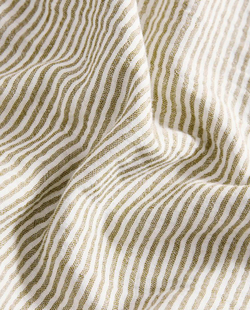 ZARA HOME ДЕТСКАЯ ПРОСТЫНЯ В ПОЛОСКУ, ЗЕЛЕНЫЙ