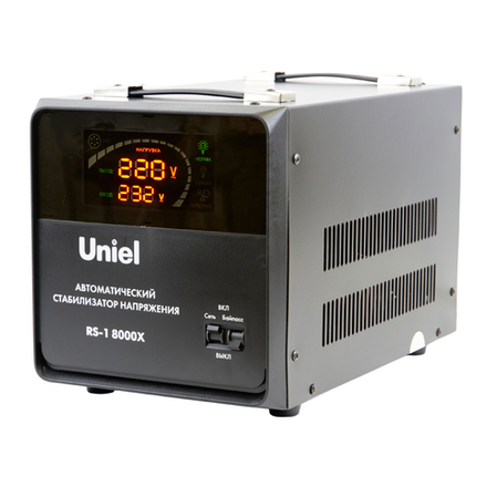 RS-1 8000X Стабилизатор напряжения серии Reliability. 8000ВА. Релейный. однофазный. Напольный. TM Uniel