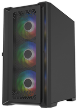 Корпус mATX Powercase ByteFlow Micro Black