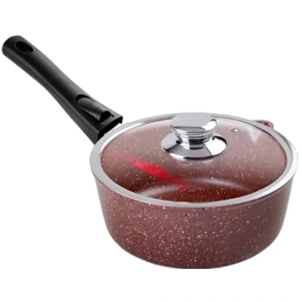 Ковш 1,5л «Шоколад» стеклянная крышка кш1811аш