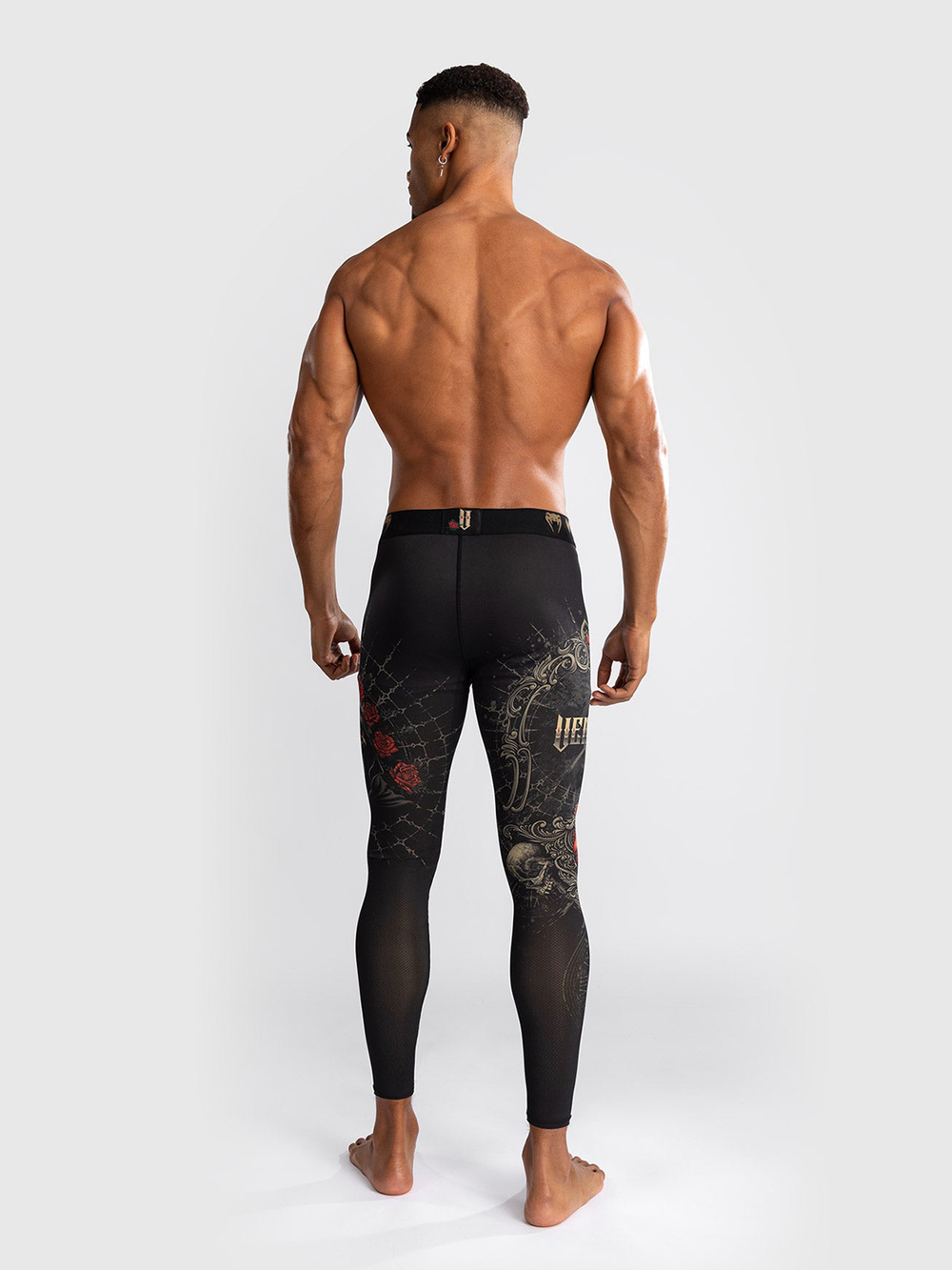 Тайтсы Venum Santa Muerte 5.0 Deep Black/Gold