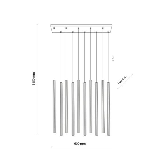 Подвесной светильник TK Lighting 11488 Ferro Sabia a072572