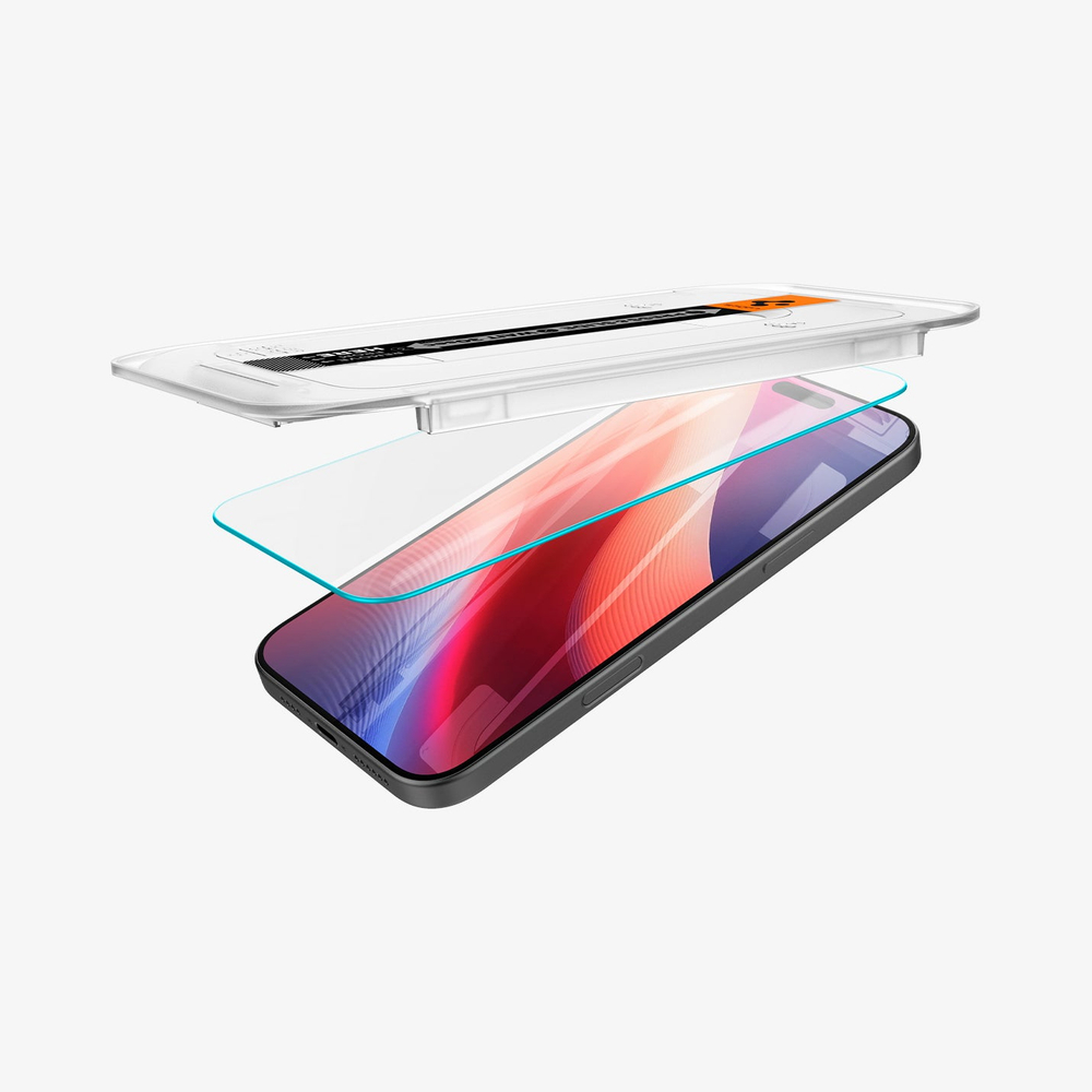 Стекло Spigen Glass tR EZ Fit 2 Pack, transparency - iPhone 16 Pro Max / 17 Pro Max