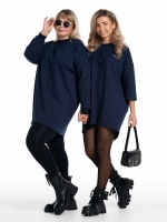 Кофта оверсайз больших размеров теплая туника