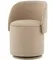 Пуф Gong со складной спинкой и ящиком, бежевый велюр