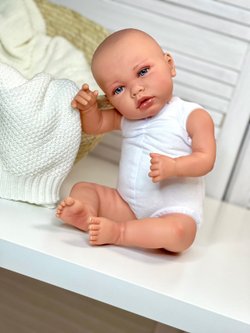 Кукла Реборн Marina and Pau 45см Ane мягконабивная (M3040)