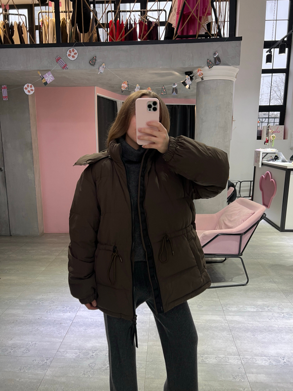 Пуховик Shoko шоколад