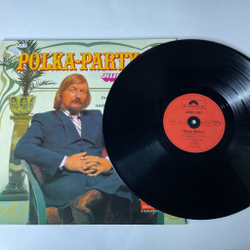 Винтажная виниловая пластинка LP James Last Polka Party II (Germany 1972) Blue Polka