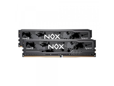 Оперативная память Apacer Nox AH5U32G56C522MBAA-2, DDR5 2х 32ГБ 5600 МГц, DIMM, RTL