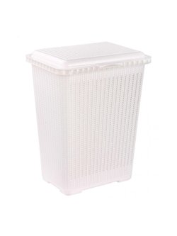 Корзина для белья (Вязаное плетение) 25л (6888)