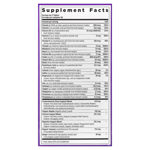 New Chapter, Perfect Calm™, мультивитамины, 144 вегетарианские таблетки