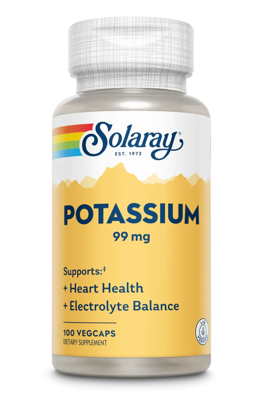 Potassium 99mg 100 capsules Solaray