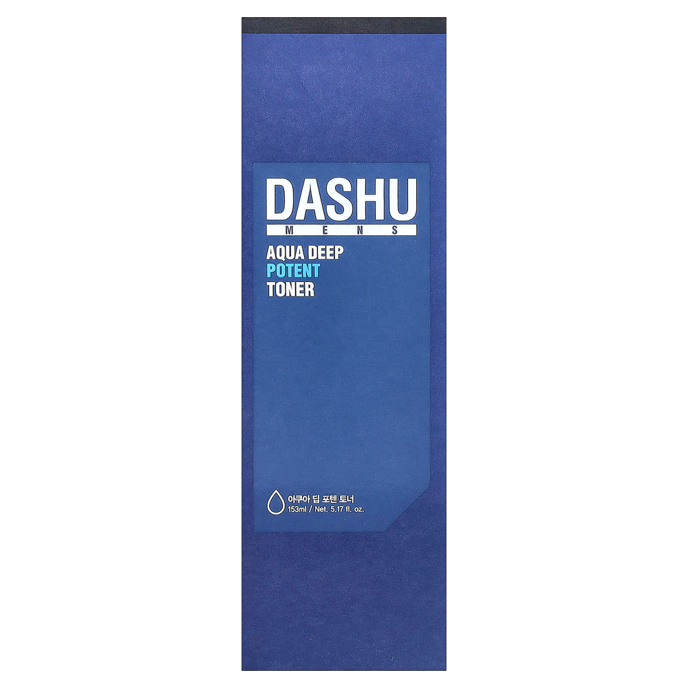 Dashu, Mens, Aqua Deep Potent, тонер для мужчин, 153 мл (5,17 жидк. унции)