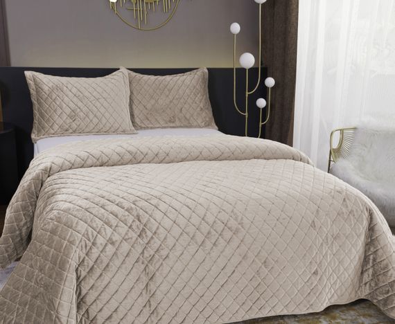 Натаниэль (крем) Покрывало 160х220