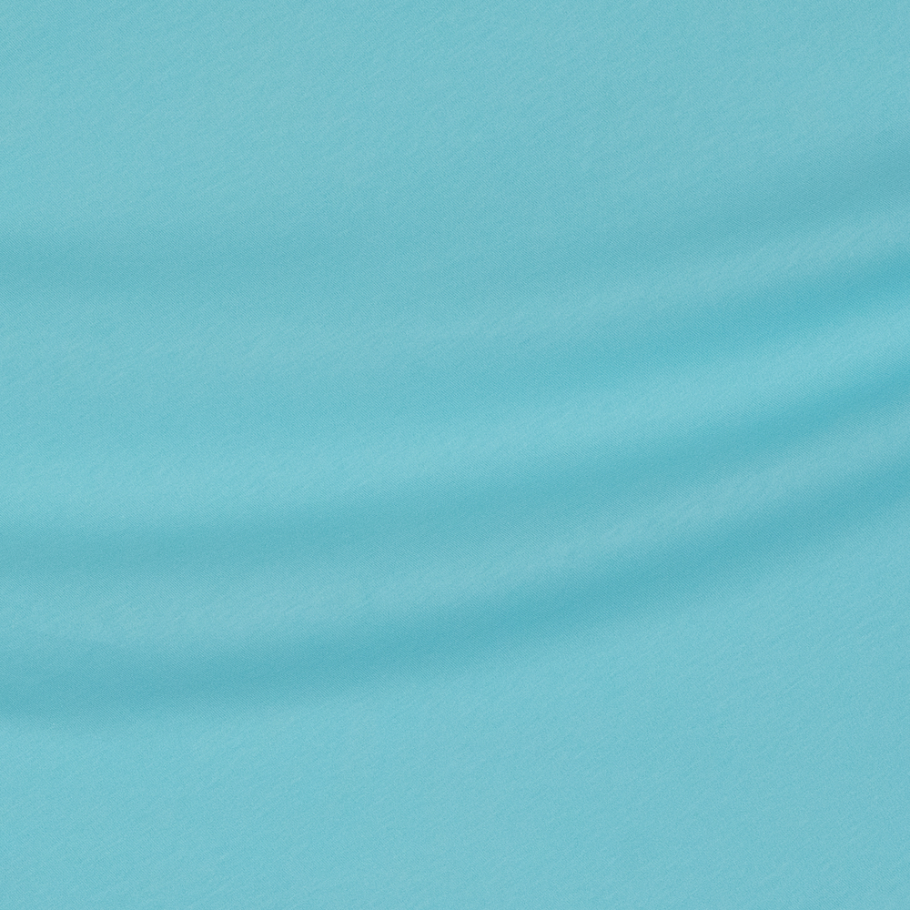 Тонкий хлопковый трикотаж голубого цвета (133 г/м2)