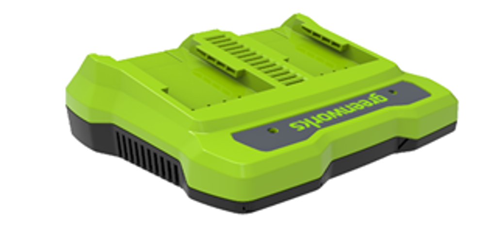 Зарядное устройство на 2 слота Greenworks G40UC2,2938907,40v
