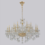 Подвесная люстра Crystal Lux MONICA SP10+5 GOLD