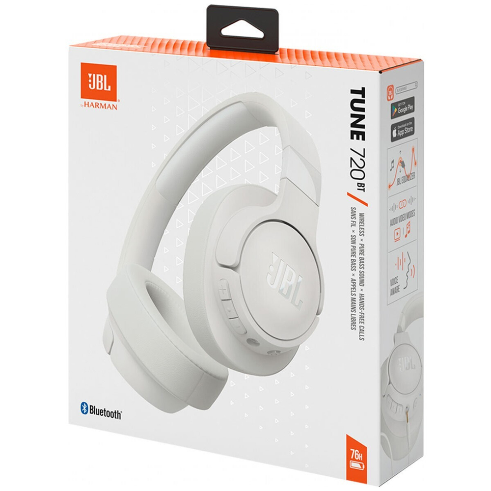 JBL Наушники Tune 720BT, white