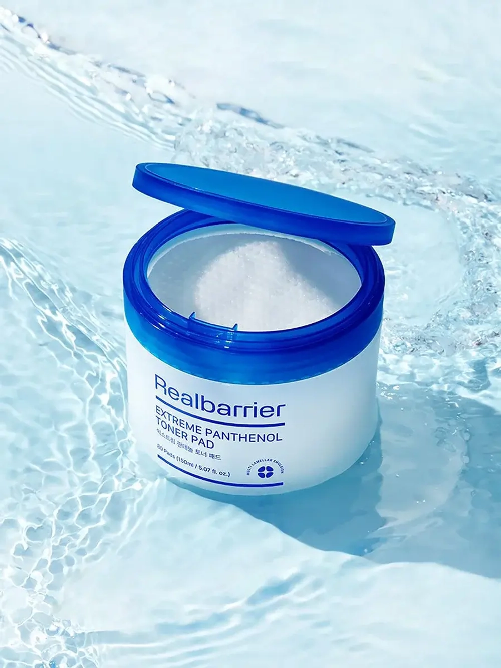 Real Barrier Ламеллярные восстанавливающие тонер-пэды с пантенолом Extreme Pathenol Toner Pad 80 шт