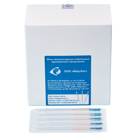 КОРПОРАЛЬНЫЕ ИГЛЫ 0,3Х38 С НАПР. (1 ШТ./200 ШТ.)